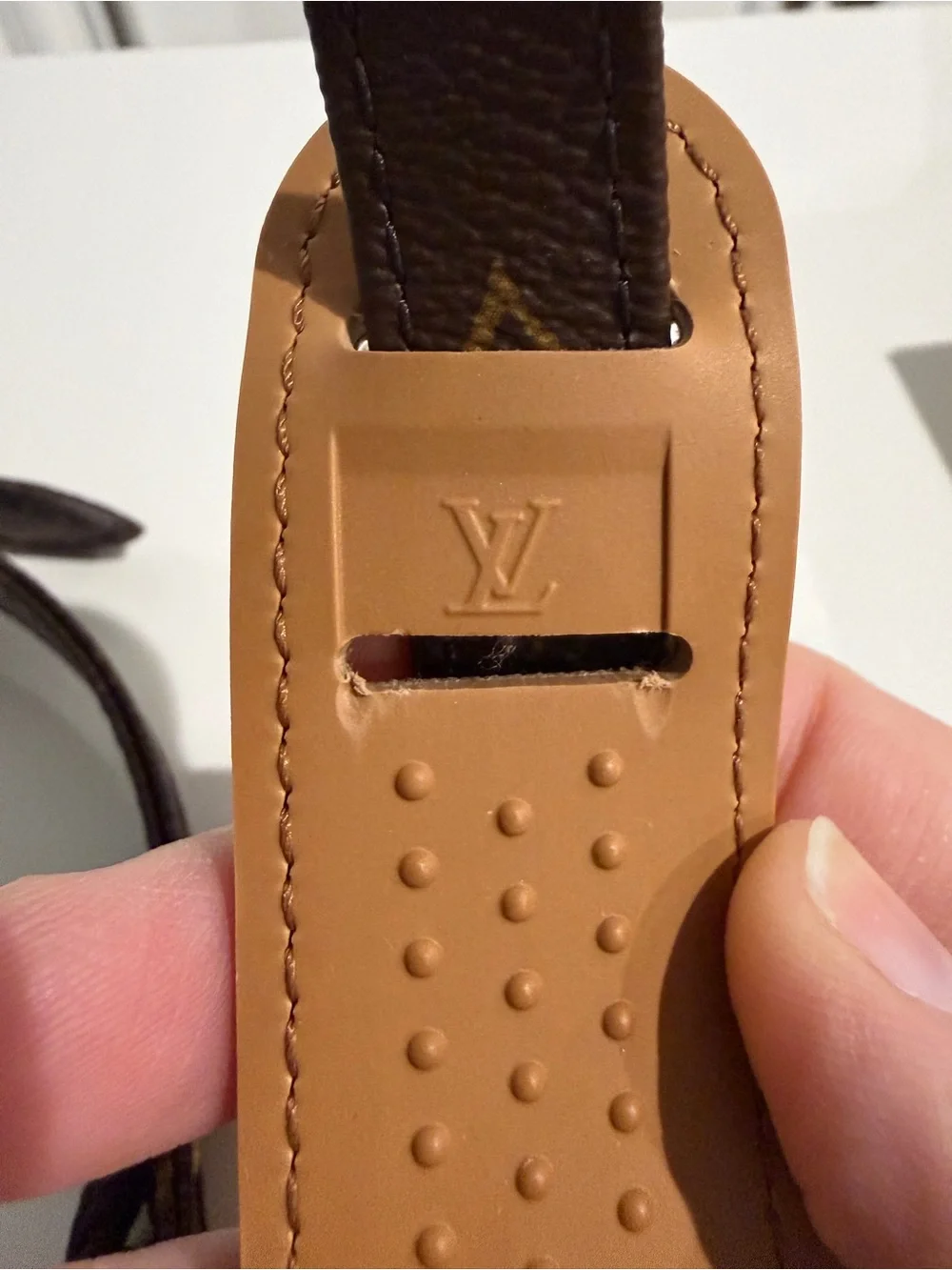 LV Adjustable Strap 16mm Monogram Full Set with COA